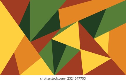 The background is a mosaic of various colors that are suitable for the background