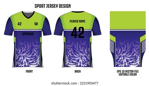 background motif jersey sport design for sublimation vector