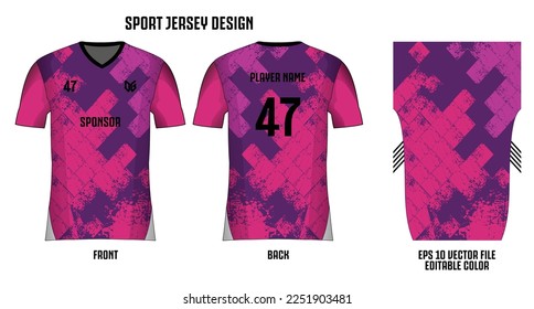 background motif jersey sport design for sublimation vector