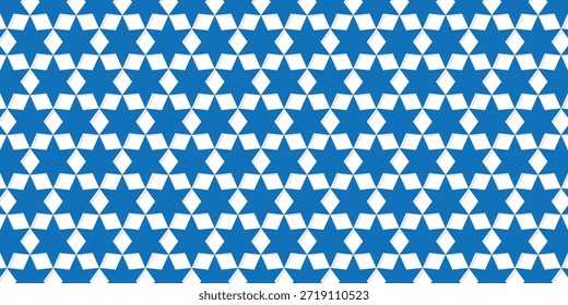 Background motif pattern hexagram and hexagon. Star of David