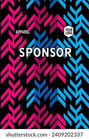 A BACKGROUND MOTIF PATTERN THAT CAN BE USED FOR JERSEY PRINTING PRODUCTION IN A SUBLIM WAY