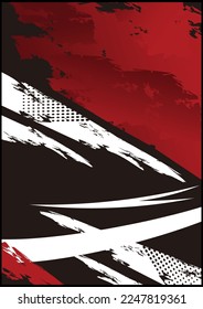 background motif soccer jersey design for sublimation vector