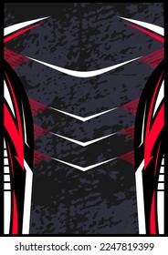 background motif soccer jersey design for sublimation vector