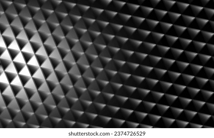 Background with motif, texture or 3D triangle pattern