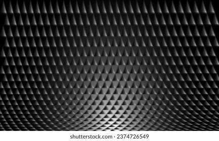 Background with motif, texture or 3D triangle pattern