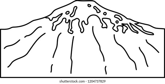 Background of Mount Fuji set