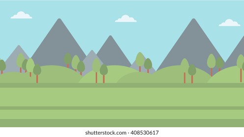 Background of mountain landscape.