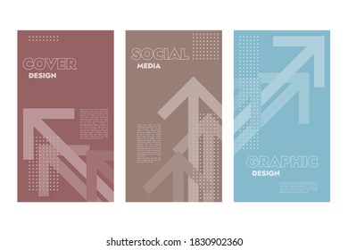 Background of Multi Arrow for Cover, Banner, Social Media, and other. Vector Illustration.