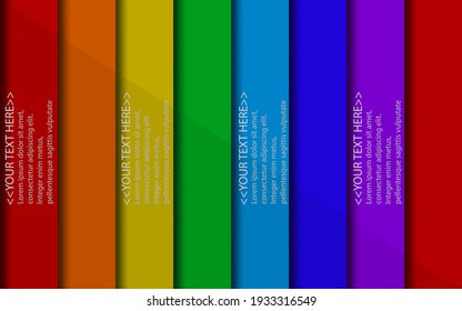 Background multicolored with abstract blank for text. vector illustration.