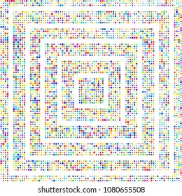 Background of multi-colored abstract circles, 