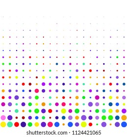 Background of multi-colored abstract circles