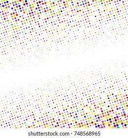 Background of multi-colored abstract circles