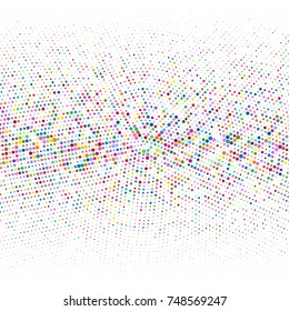 Background of multi-colored abstract circles