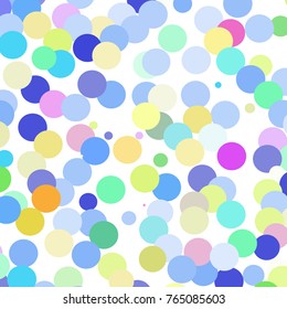 Background of multi-colored abstract circles