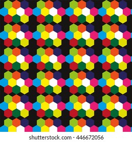 background of multicolored diamond shapes for design