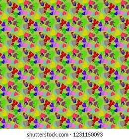 Background multicolored geometric equipment tent seamless pattern.