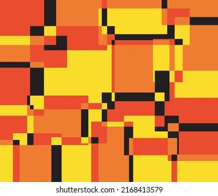 background of multicolored geometric shapes, squares and rectangles