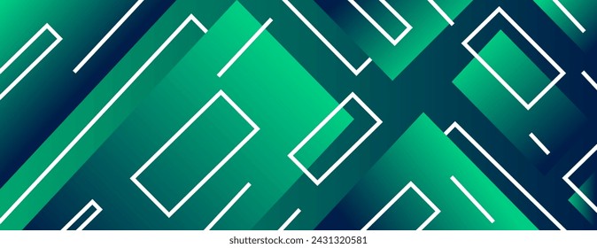 Background multicolored green dark and bright light with the gradient is the Surface with templates metal texture soft lines tech gradient abstract. diagonal line ornament horizontal layout.