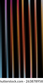 Background of multicolored lines with gradient fill. Vector illustration. Sketch for creativity.