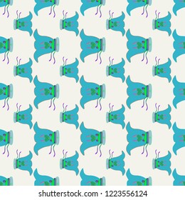 Background multicolored pattern seamless walrus seaman childish.