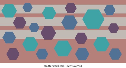 Fondo con polígonos multicolores para una presentación simple. Formas geométricas abstractas para el fondo
