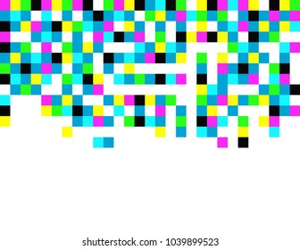 Background multicolored squares