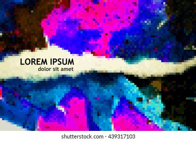 Background of multicolored squares. Vector