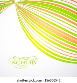 Background from multi-colored strips. Vector illustration.