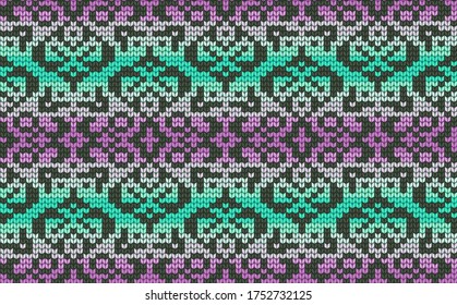 fondo con patrón de punto tradicional multicolor