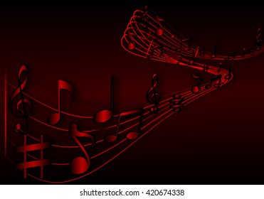 background of music notes