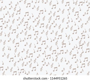 Background with music notes patterns