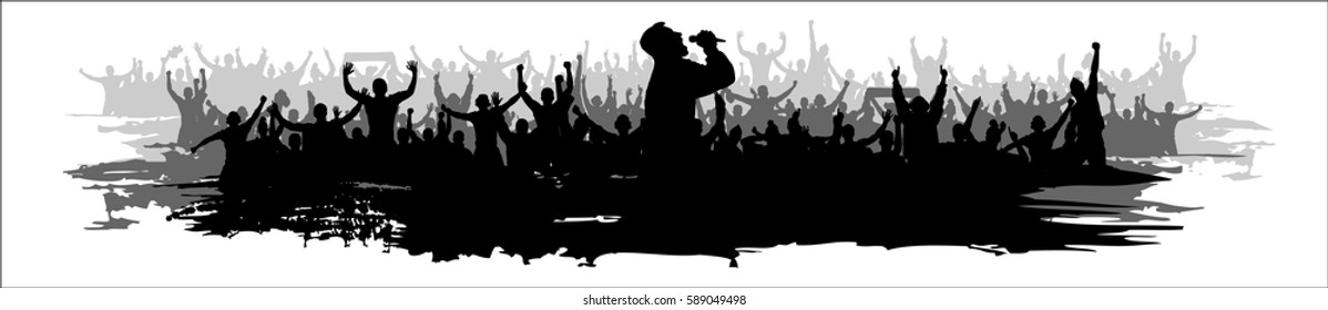 Background for music party and concerts. 