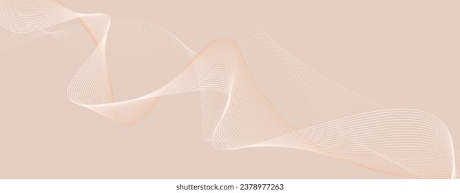 Background in muted light beige and pink tones. Lines. Fashionable set of minimalistic covers. Minimal wall art. Place for logos, messages, text placement.