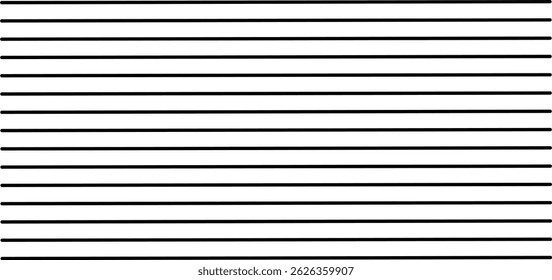 background Narrow black and white horizontal stripes. Seamless striped pattern. The stripe widths vary