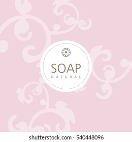 Background for natural handmade soap