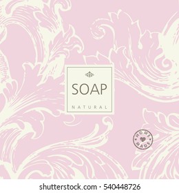 Background for natural handmade soap