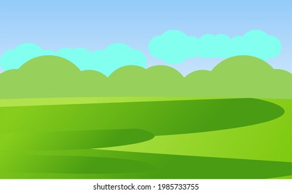 background with natural scenery theme