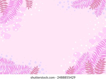 Hintergrund Natur Freihand Blatt Hintergrund. Leaf Nature Style mit Platz für Text - Design für Hintergrund Social Media, Postkarten, Poster, Visitenkarte, Flyer, Broschüre und andere.