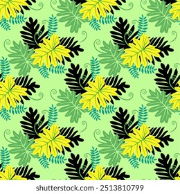 Fundo natureza mão livre Folha fundo. Estilo de natureza de folha com espaço para texto - design para mídia social de fundo, cartões postais, cartaz, cartão de visita, folheto, outro.