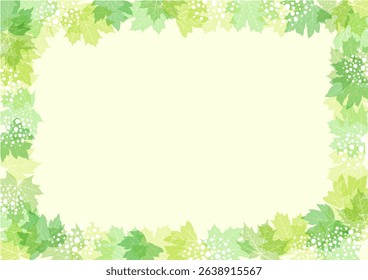 Background nature freehand Leaf background. Leaf nature style with space for text - design for background social media, postcards, poster, business card, flyer, brochure other.