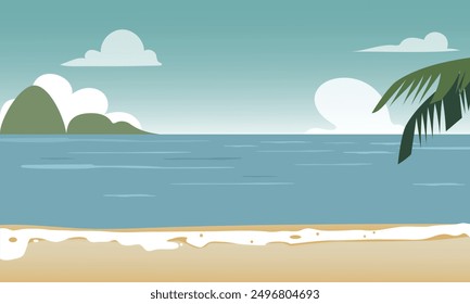 Fondo Naturaleza Paisaje Océano Verano