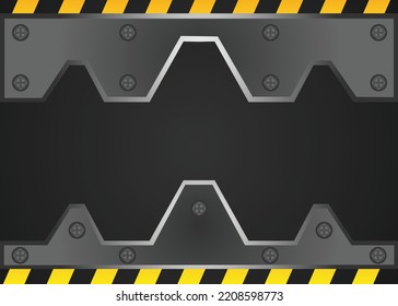 Hintergrund mit negativem Raum in Form von Metalllabortüren
