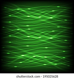 background of neon green horizontal lines. abstract vector illustration eps10