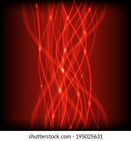 background of neon red vertical lines. abstract vector illustration eps10