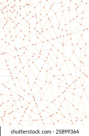 background with a net out of fine lines and many little balls