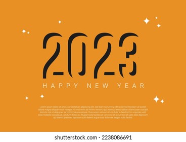 Background New Year 2023 abstract Design