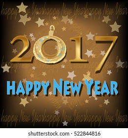 background with new year