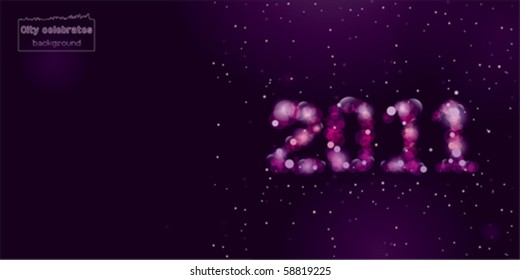 Background for new year anniversary - 2012