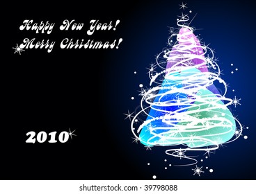 Background for new year and for Christmas