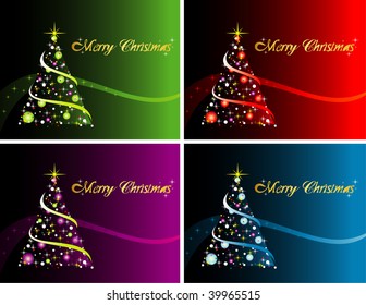 Background for new year and for Christmas